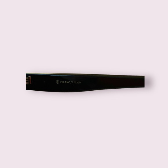 D\'Blanc Felicity Black Crystal‎ Gloss Grey Gradient Sunglasses
